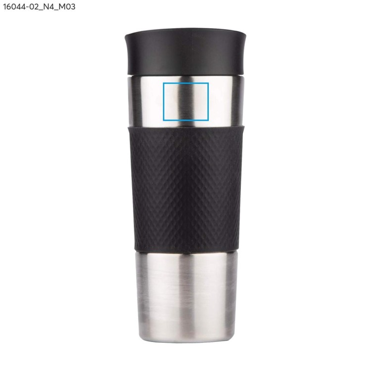 Kubek termiczny RONDE 420 ml czarny