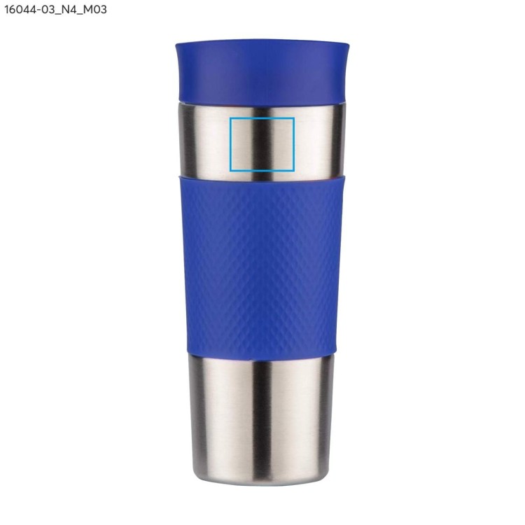 Kubek termiczny RONDE 420 ml niebieski