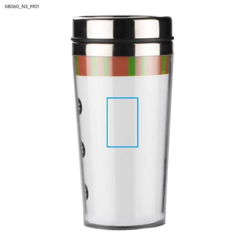 Kubek termiczny SNOWMAN 450 ml wielobarwny