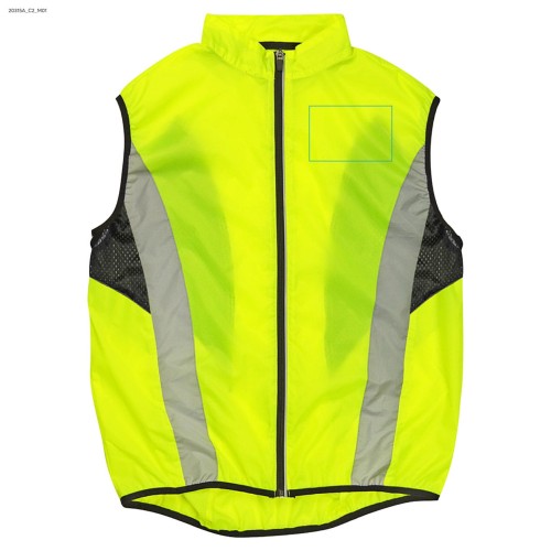 Kamizelka odblaskowa SPORT - II gatunek żółty