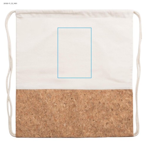 Worek na sznurkach KORIK beżowy (naturalny)