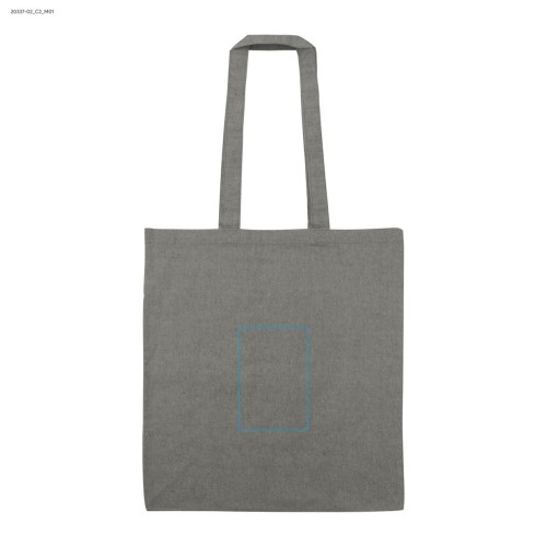 Torba bawełniana MELANGE 140g czarny