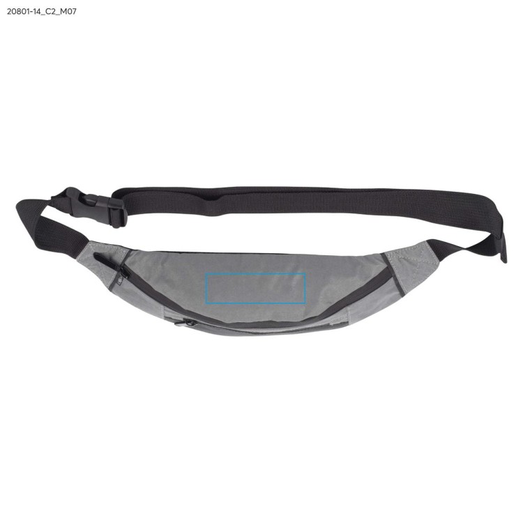 Torebka biodrowa rPET MARTE popielaty (szary)