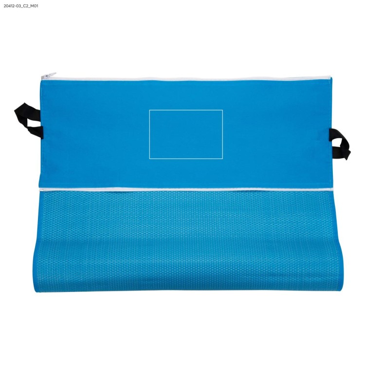 Mata plażowa PLAZZKO błękitny