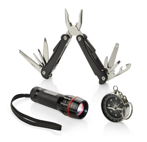 Zestaw podróżny TRAVELER czarny