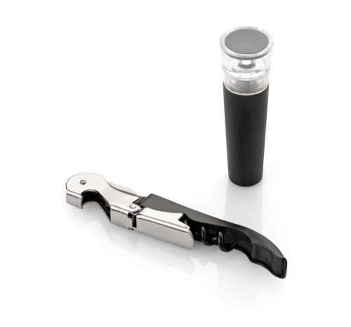 Zestaw do wina MALBEC czarny