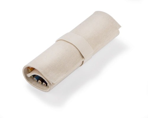 Zestaw kredek w etui LABI beżowy (naturalny)