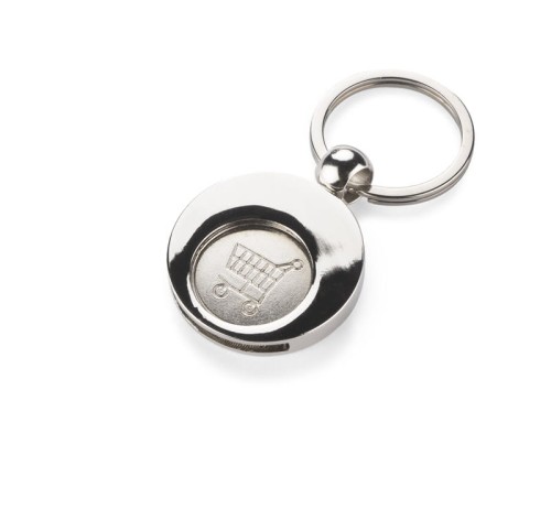 Brelok 2 w 1 SHOPER srebrny