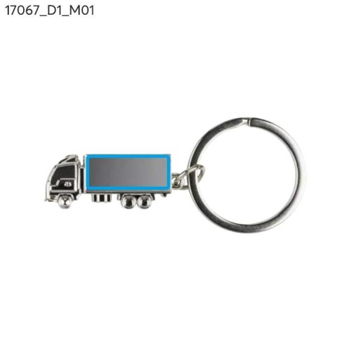 Brelok TIR 3D srebrny