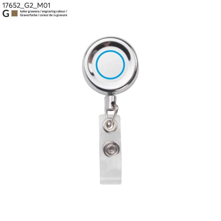 Skipass metalowy VIP srebrny