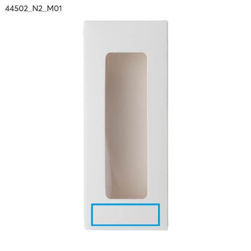 Kartonik do pamięci z dużą wytłoczką biały