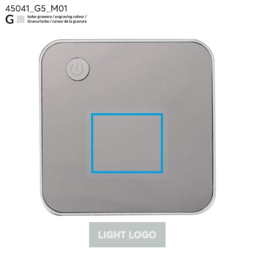 Power bank LUMINI 6600 mAh srebrny