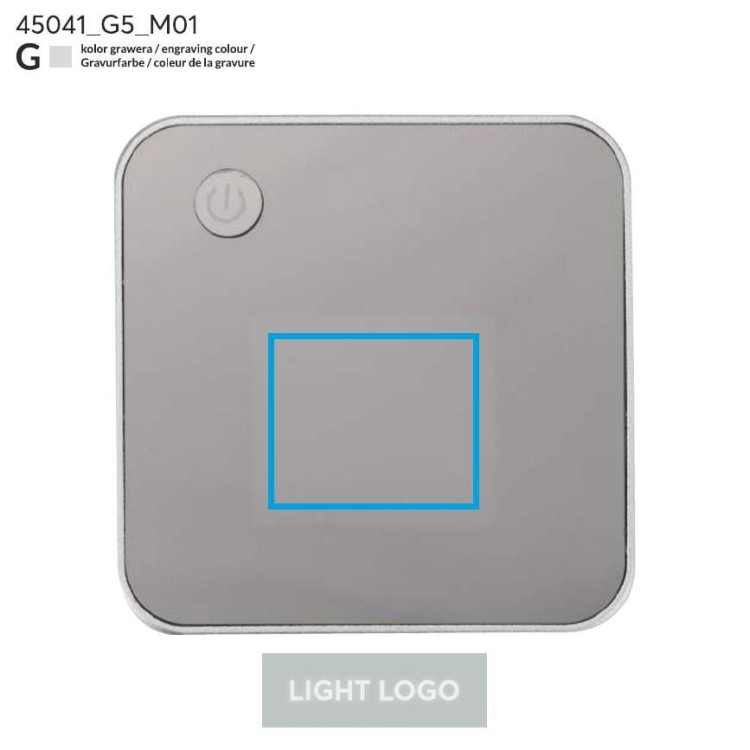 Power bank LUMINI 6600 mAh srebrny