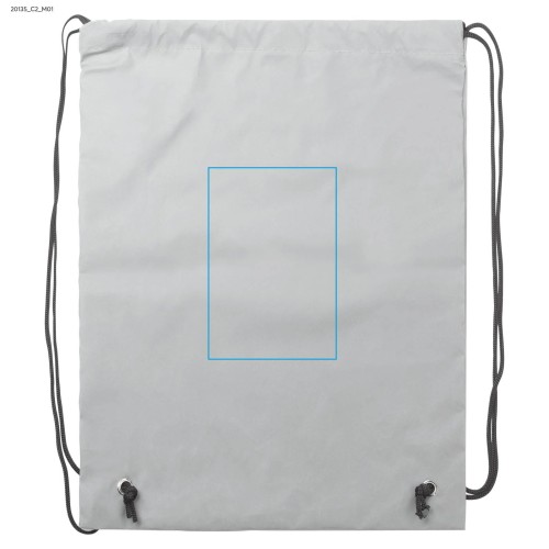 Worek na sznurkach VISI popielaty (szary)