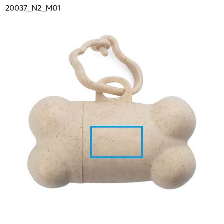 Kostka z woreczkami dla zwierząt INU beżowy (naturalny)