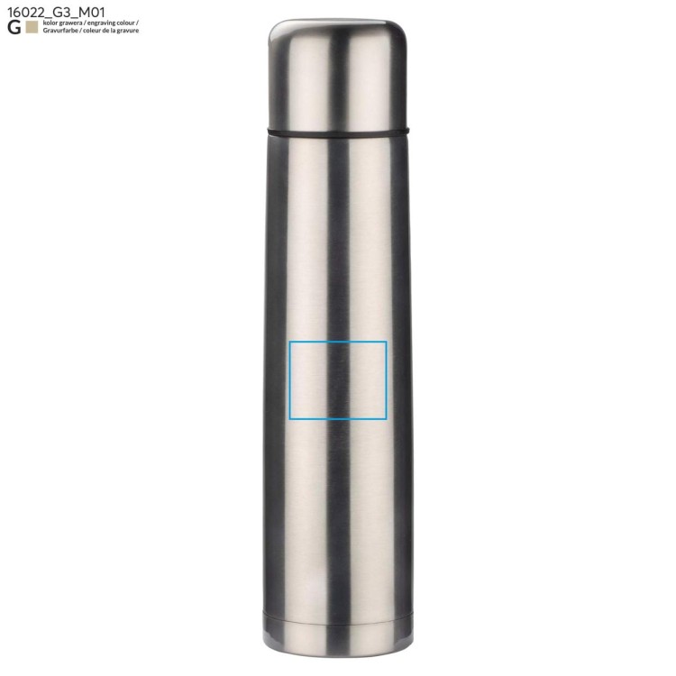 Termos OLAF 1000 ml srebrny