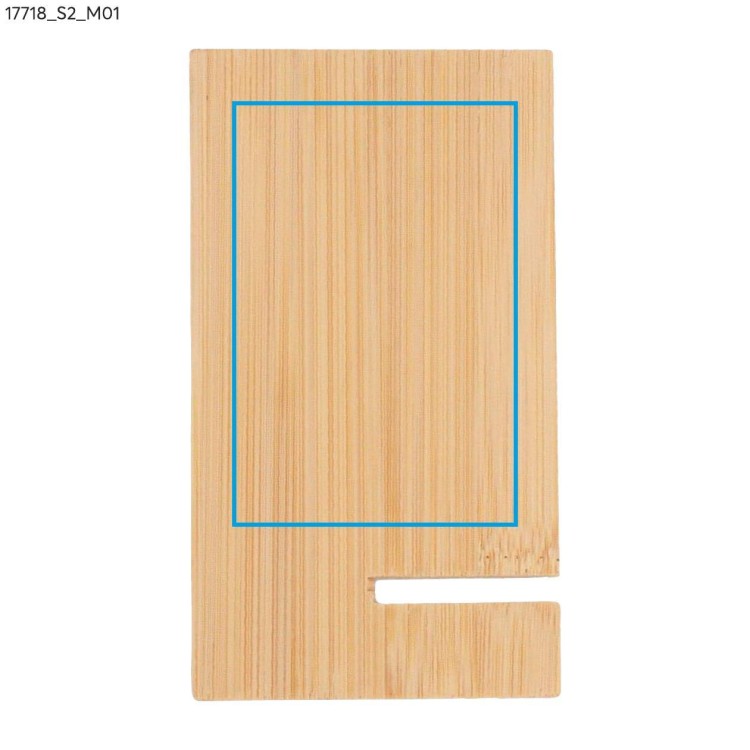 Bambusowy stojak na telefon RAGA brązowy