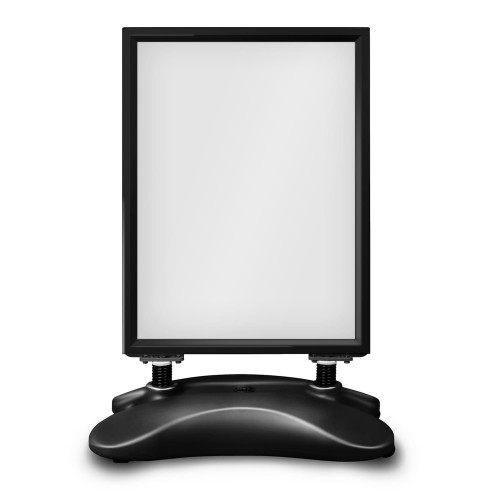 Dwustronny potykacz reklamowy A1 OWZ Outdoor - czarny