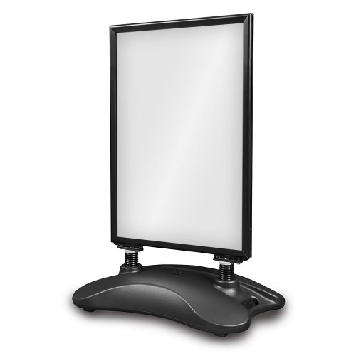 Dwustronny potykacz reklamowy A1 OWZ Outdoor - czarny