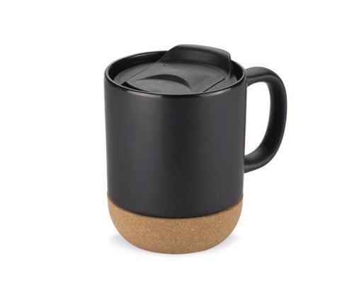 Kubek SOFTEL 300 ml czarny z logo