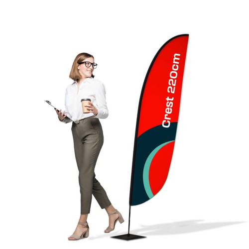 Flaga reklamowa Winder 2,20m Crest