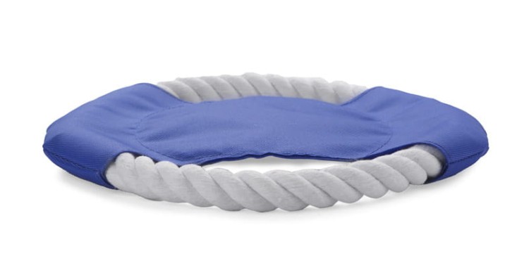 Frisbee dla psa RINGO niebieski z logo