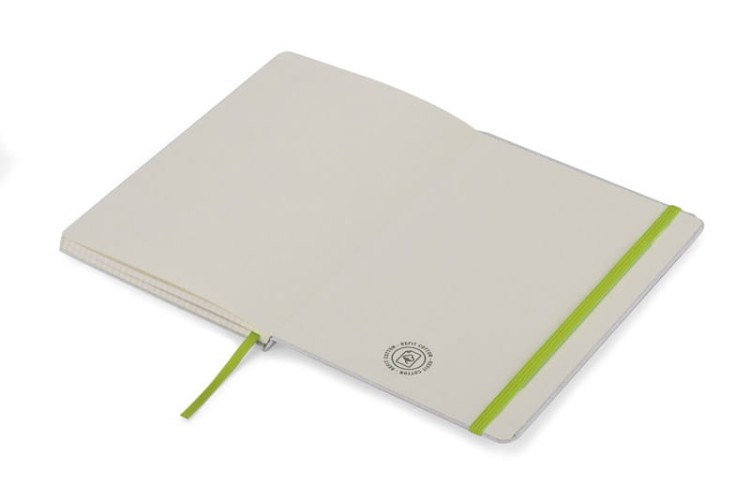 Notes A5 MOSATO zielony jasny z logo
