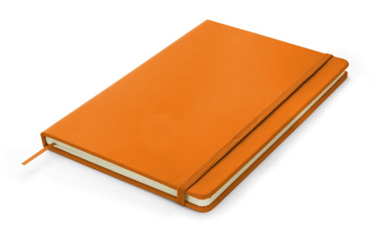 Notes VITAL A5 pomarańczowy z logo