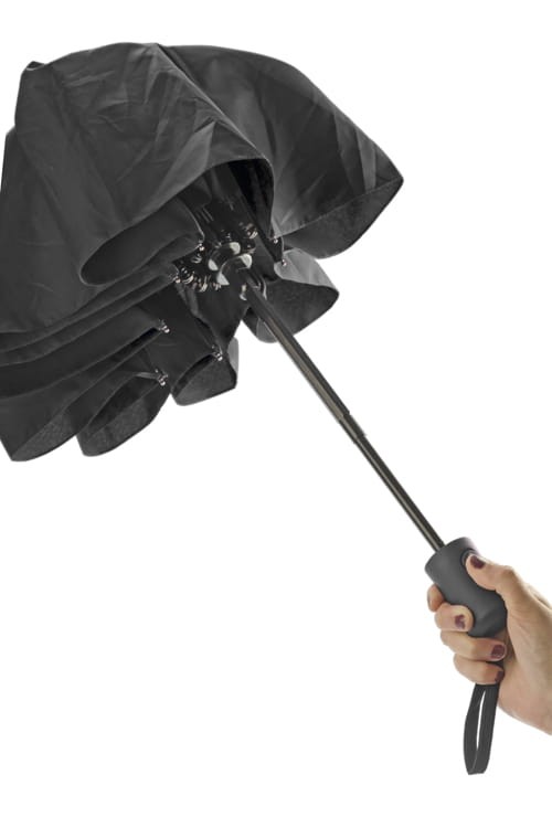 Parasol REGO czarny z logo
