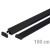 Listwy plakatowe STANDARD 100 cm - czarne listwy na plakat listwy banerowe reklamowe Na Zacisk Express Clip