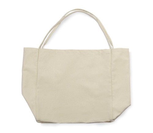 Torba bawełniana LARO 340 g beżowy (naturalny) z logo