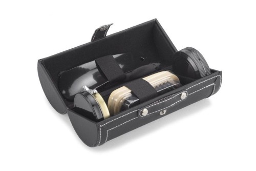 Zestaw do czyszczenia obuwia SHINBO czarny z logo