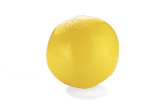 Piłka plażowa NUBA żółty z logo