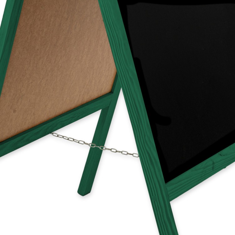 Dwustronny drewniany potykacz kredowy (60 x 100 cm)