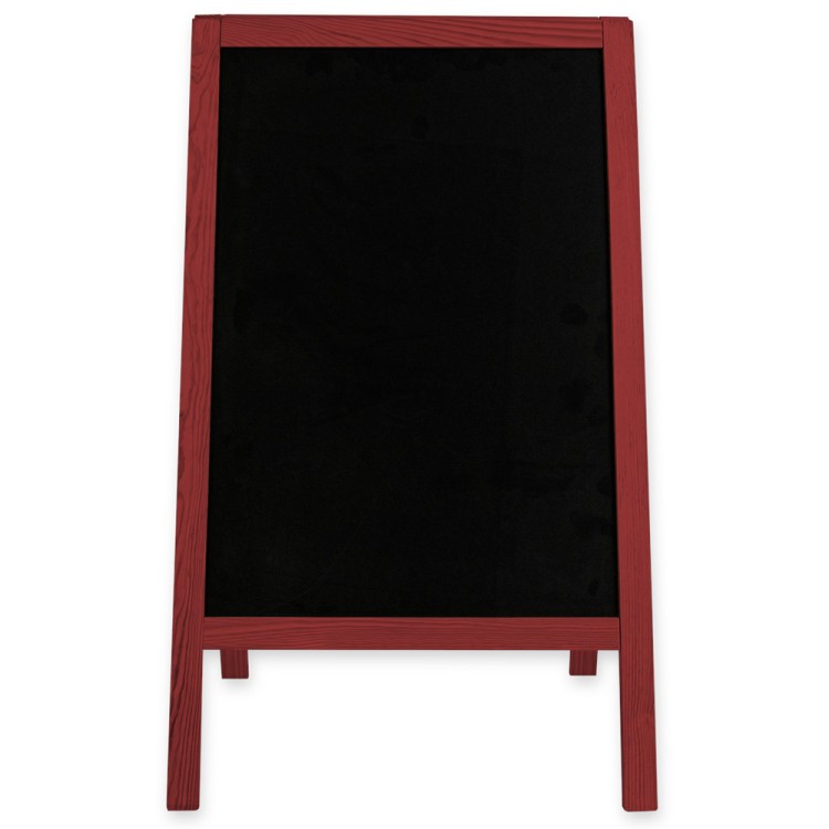 Dwustronny drewniany potykacz kredowy (60 x 100 cm)