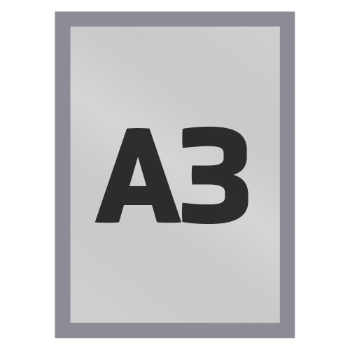 Ramka magnetyczna A3 jednostronna srebrna ramka informacyjna magnetyczna ramka informacyjna reklamowa na plakat