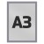 Ramka magnetyczna A3 jednostronna srebrna ramka informacyjna magnetyczna ramka informacyjna reklamowa na plakat