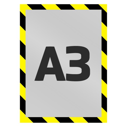 Ramka magnetyczna A3 jednostronna BHP ostrzegawcza ramka informacyjna magnetyczna ramka informacyjna reklamowa na plakat