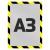 Ramka magnetyczna A3 jednostronna BHP ostrzegawcza ramka informacyjna magnetyczna ramka informacyjna reklamowa na plakat