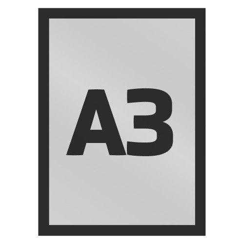 Ramka magnetyczna A3 jednostronna czarna ramka informacyjna magnetyczna ramka informacyjna reklamowa na plakat