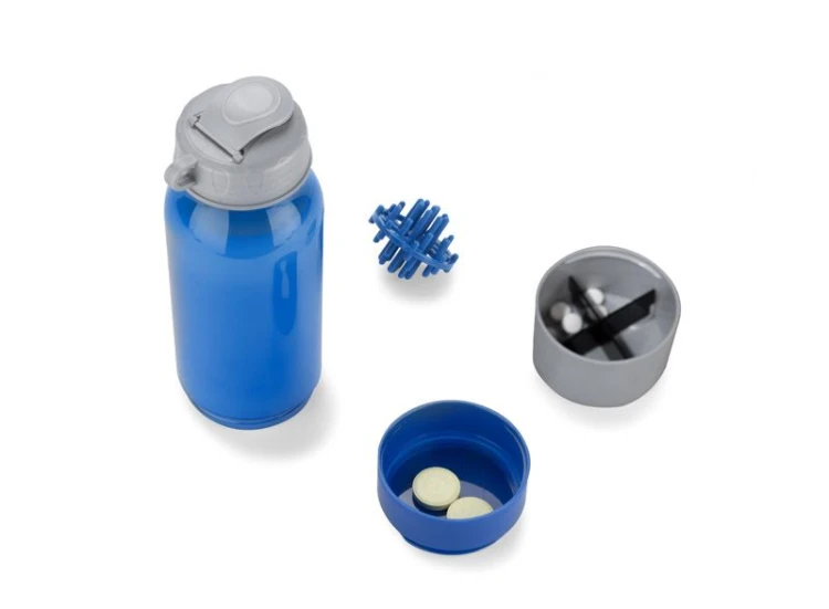Shaker 750 ml TRISHE niebieski z logo
