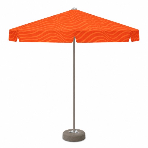 Parasol gastronomiczny 2x2 - okrągły z indywidualnym nadrukiem ogrodowy barowy parasol restauracyjny piwny handlowy parasol hotelowy parasol reklamowy