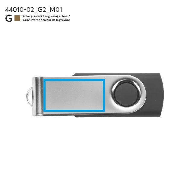Pamięć USB TWISTER 4 GB czarny