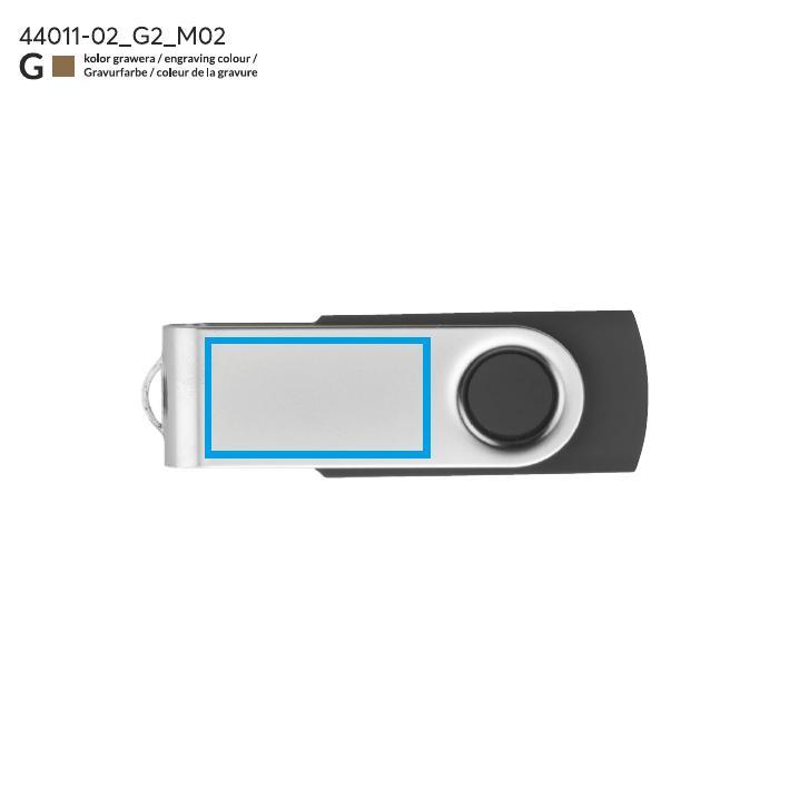 Pamięć USB TWISTER 8 GB czarny