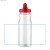 Bidon ze słomką TRANCE 700 ml czerwony