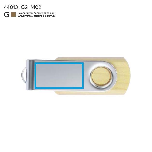 Pamięć USB TWISTER MAPLE 8 GB brązowy