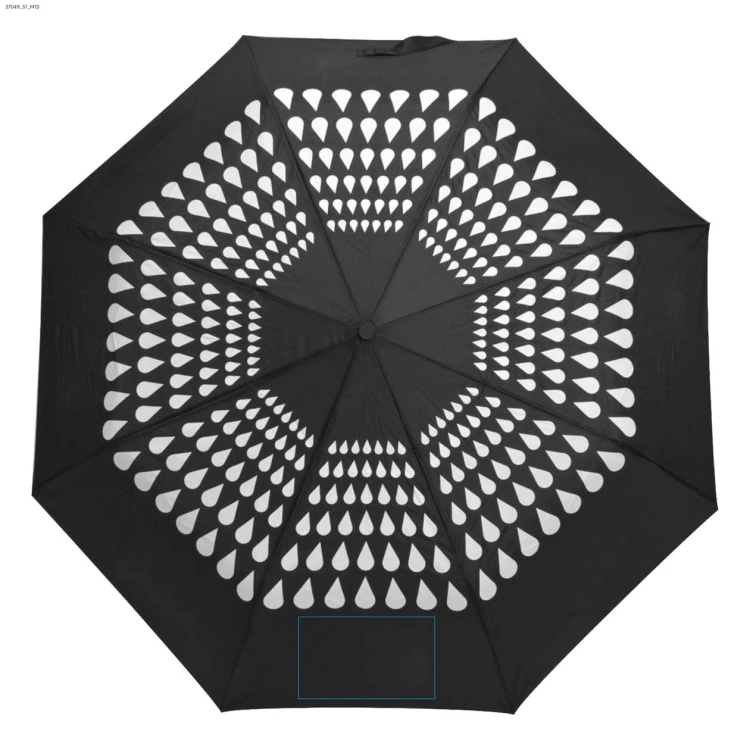 Parasol zmieniający kolor CROPLA czarny