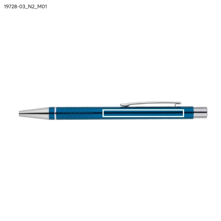 Długopis BONITO czarny wkład niebieski