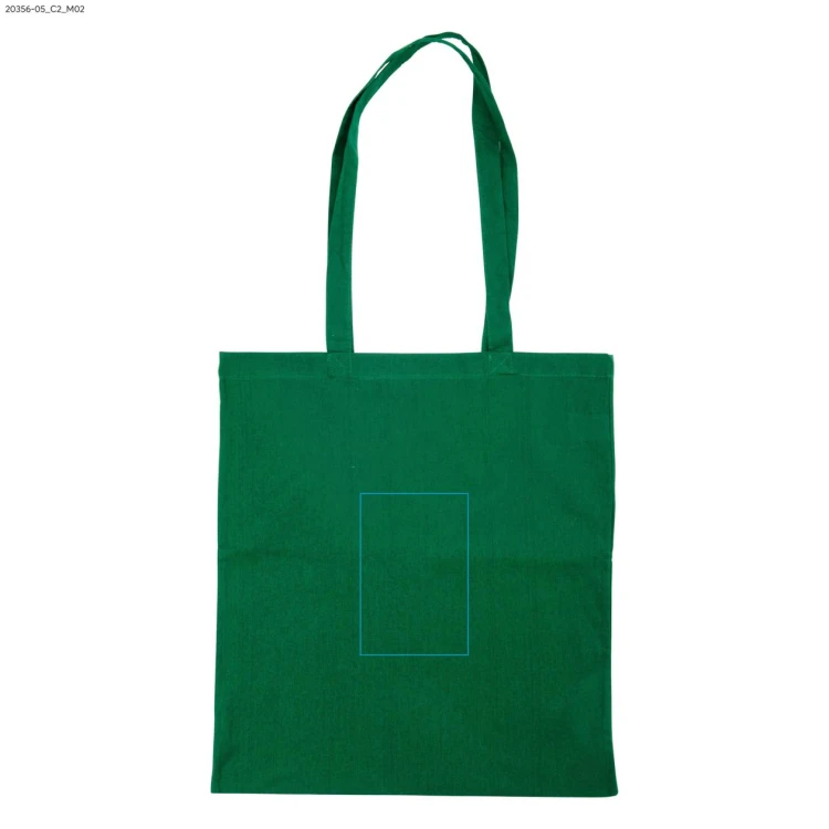 Torba bawełniana GRIS 140 g zielony z logo