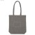 Torba bawełniana LAN 140 g czarny z logo